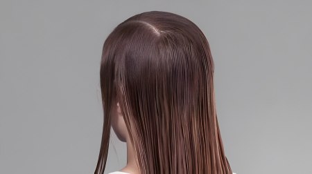 Cut an A-line bob - Let the hair fall naturally