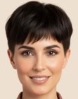 Modern short haircut
