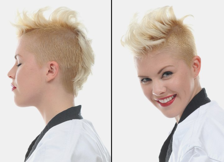 40 Curly Mohawk Looks to Try