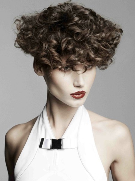 Contemporary hairstyles with clearly defined shapes and muted colors