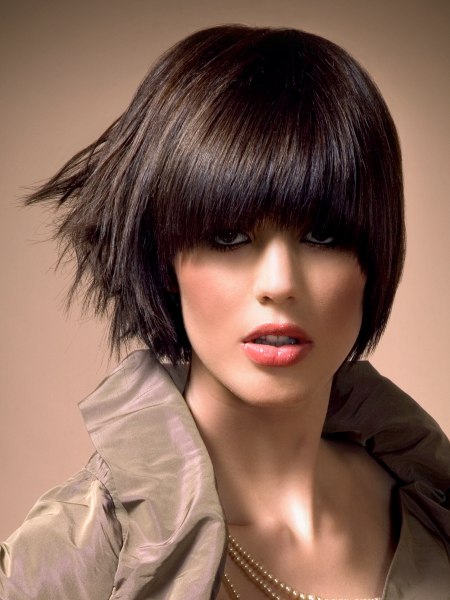 Vintage haircuts modernised through styling and color