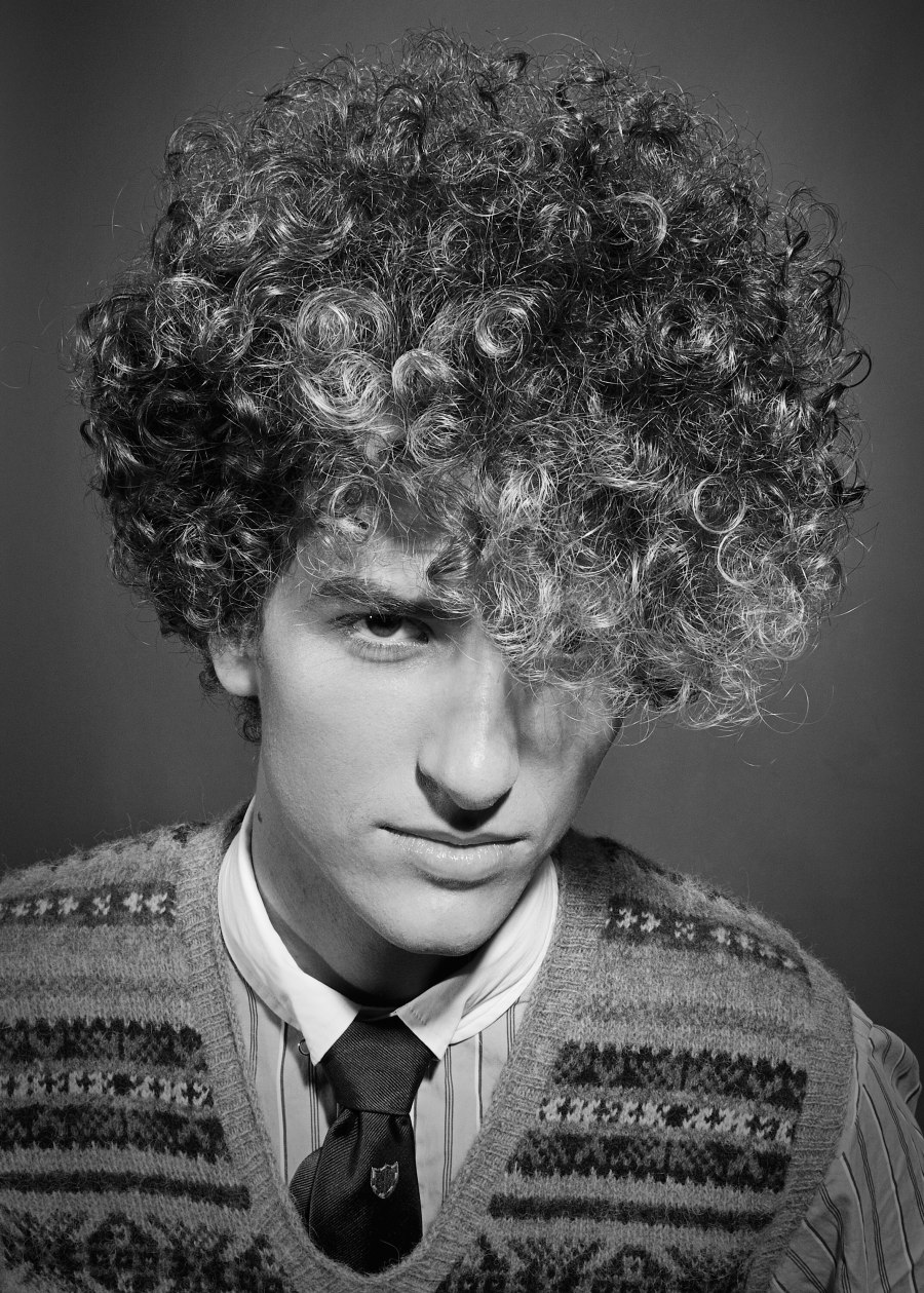 Men's 1960s Hairstyles from Mod to Afro Free-Spirited Haircuts