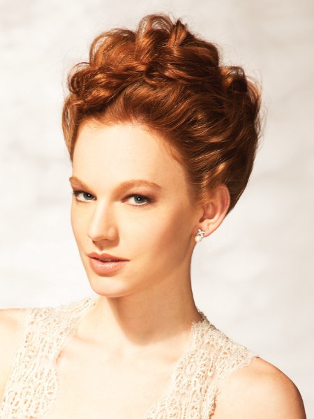 Long and short hairstyles and colors ranging from blonde to red