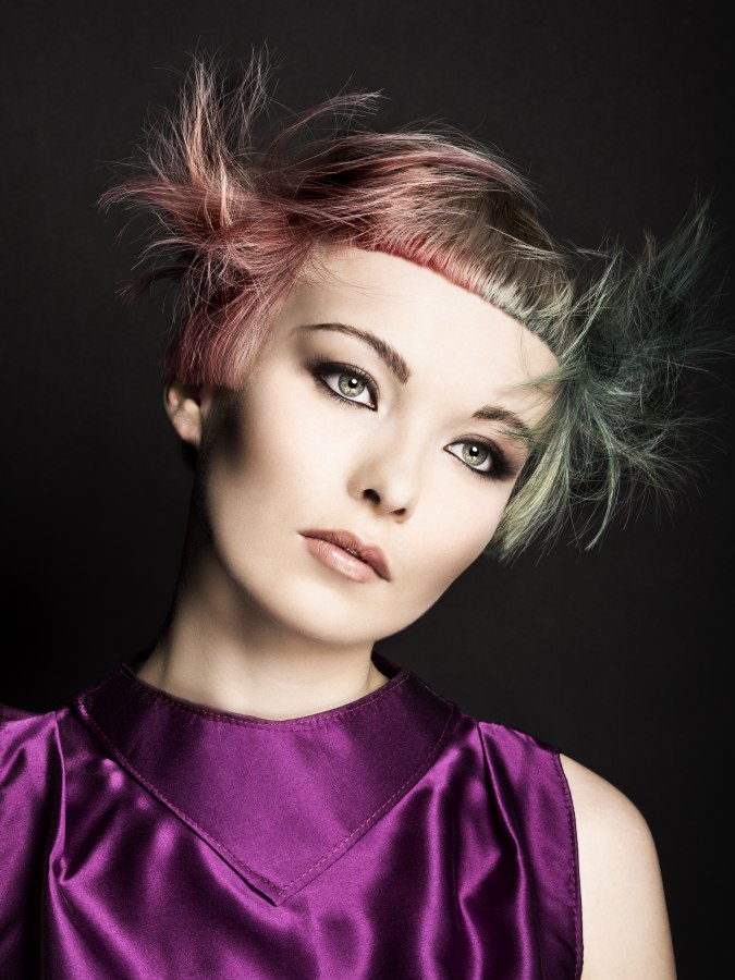 Colorful Hair Ravishing Cuts And Complimentary Hair Color Schemes