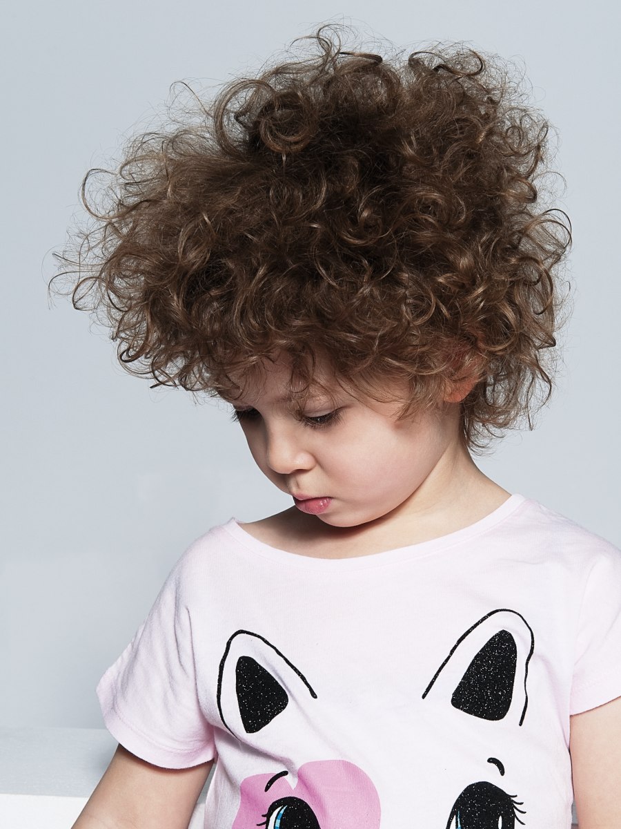 Long Curls - Haircuts for Toddlers with Curly Hair