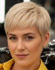 Stunning pixie cut