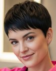 Sophisticated pixie cut