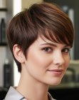 Stylish pixie cut