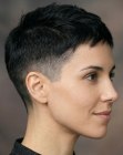 Breathtaking short haircut