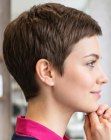 Classic short haircut for women