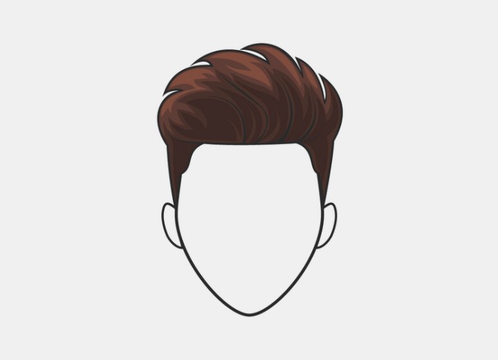 Oval Face Haircut Men: Over 30 Royalty-Free Licensable Stock Illustrations  & Drawings | Shutterstock