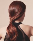 glamorous ponytail