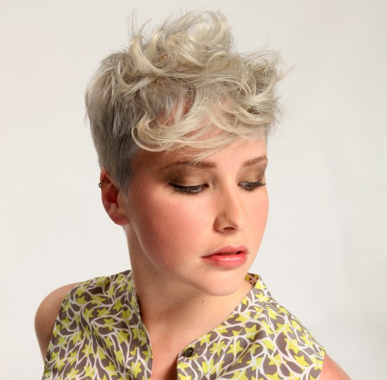 Short curly hairstyles - Pixie with a curly top