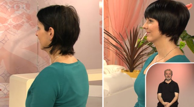Face framing hairstyle makeover