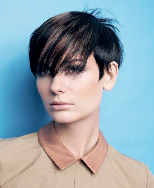 Classy Pixie Cuts with Bangs