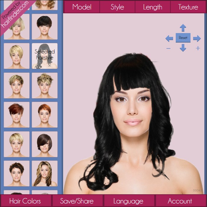 hair color virtual try on