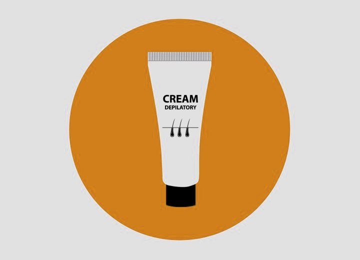 Cream to remove hair from your body