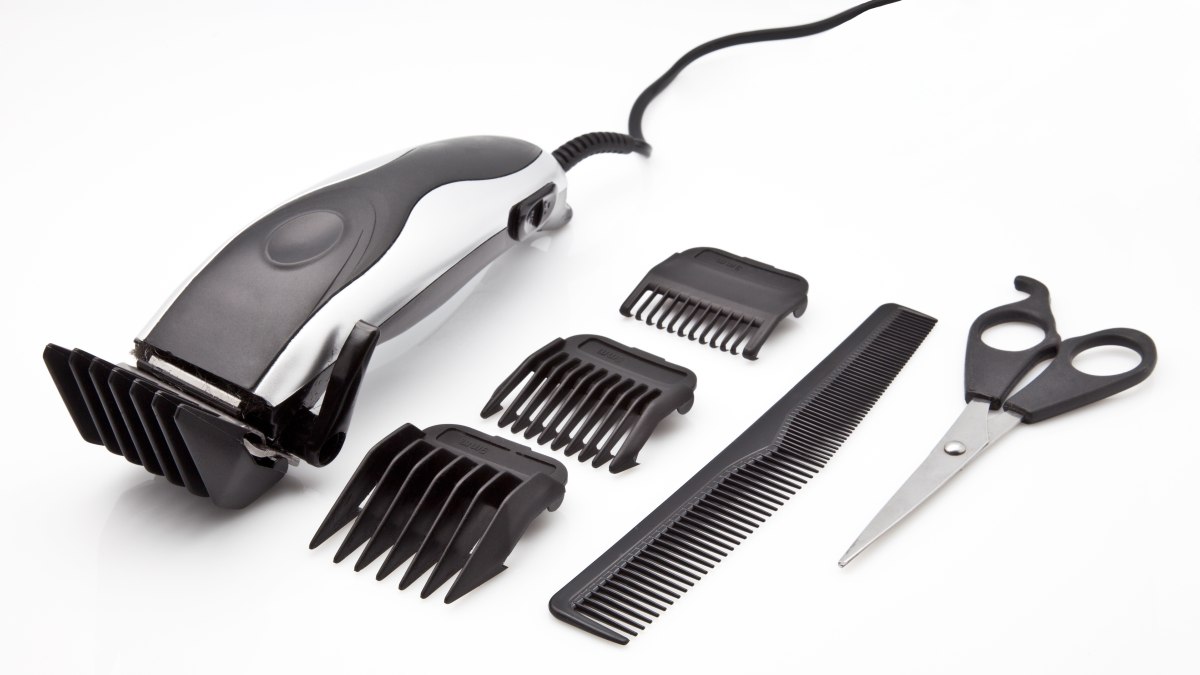 hairdressing clippers and scissors