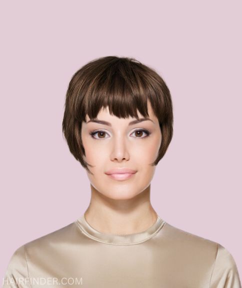 Blend of a bob and a pixie cut