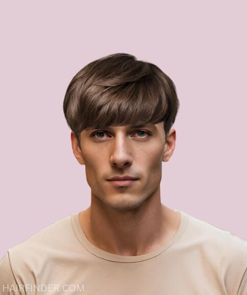 Contemporary Caesar cut - Men's haircut