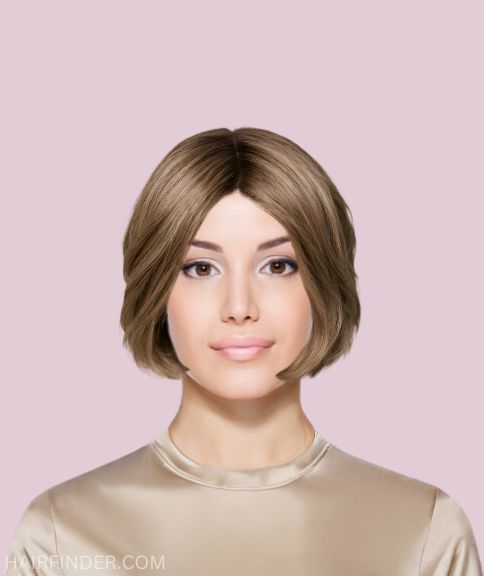 Chin-length bob that frames the face and accentuates the jawline