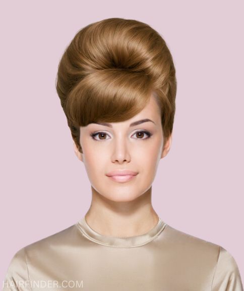 Beehive updo - 1960s hair fashion