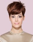 Contemporary pixie cut